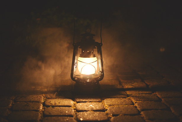 Oil lamp, a form of artificial light