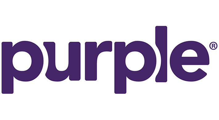 Purple company logo